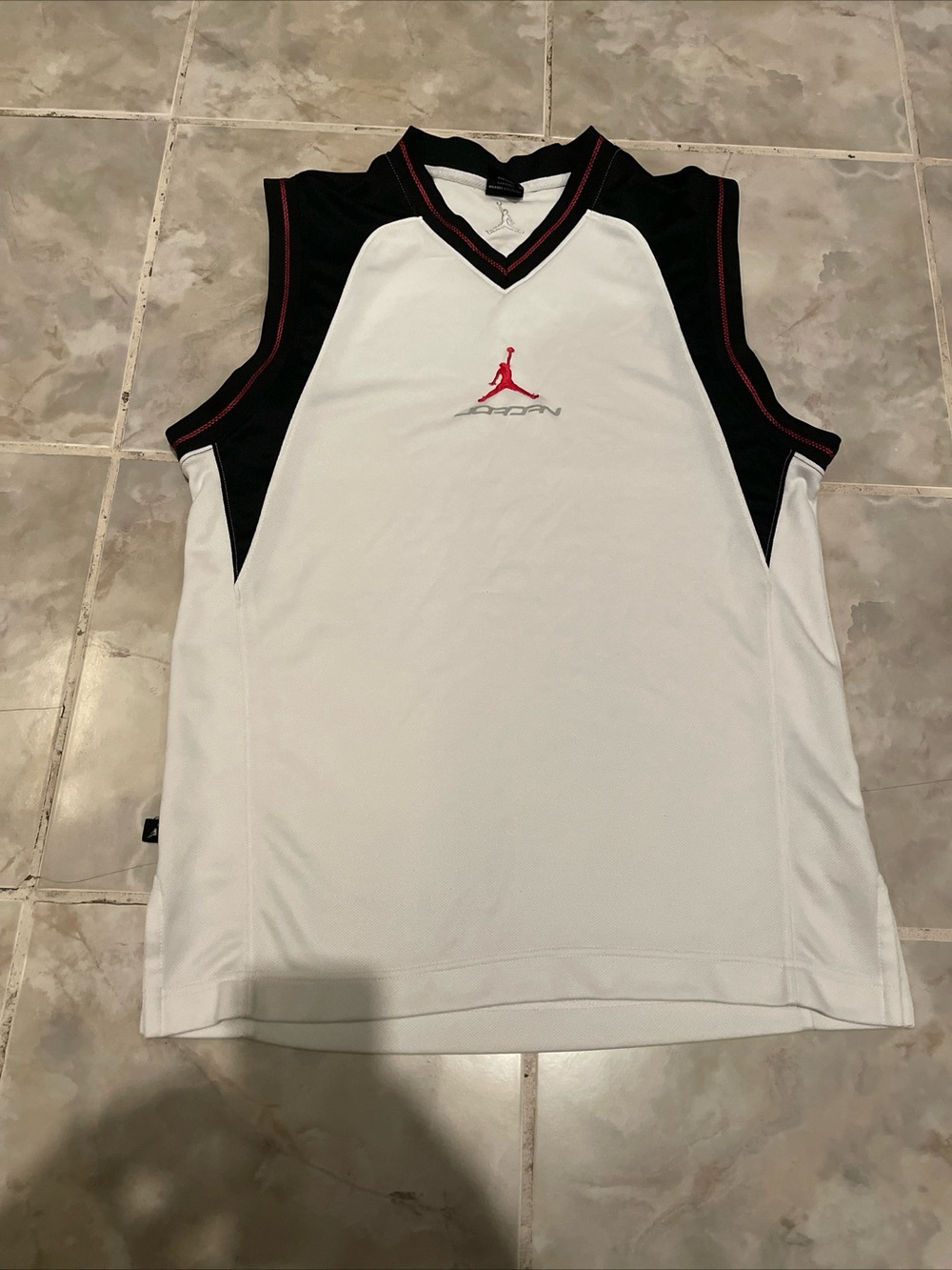 VTG Y2K Michael Jordan Brand Basketball Jersey Embroidered Center Logo SZ S